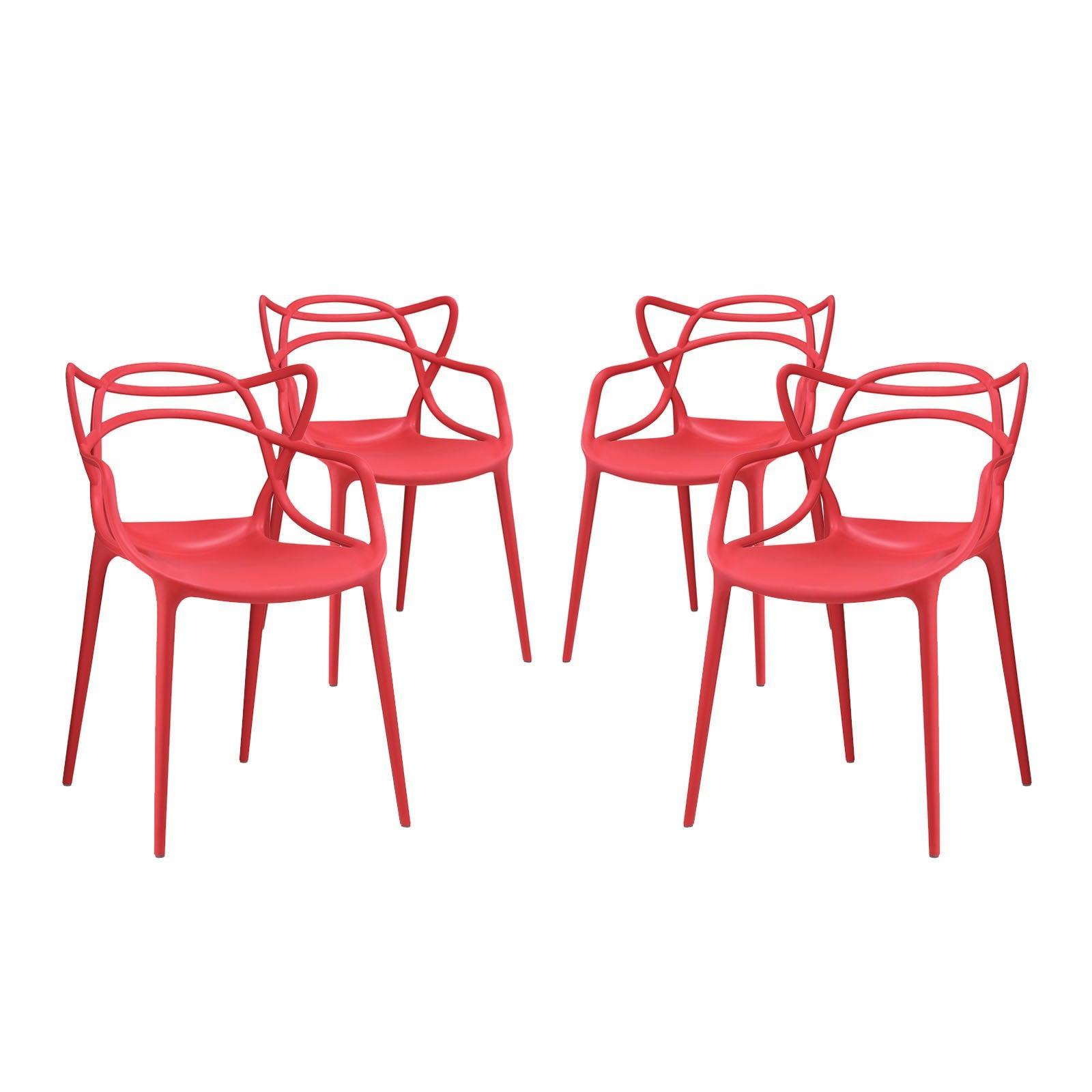 Modway Entangled Dining Set Set of 4 FredCo