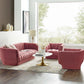 Modway Entertain Vertical Channel Tufted Performance Velvet 3 Piece Set FredCo