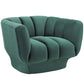 Modway Entertain Vertical Channel Tufted Performance Velvet Armchair FredCo