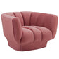 Modway Entertain Vertical Channel Tufted Performance Velvet Armchair Set of 2 FredCo
