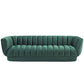 Modway Entertain Vertical Channel Tufted Performance Velvet Sofa FredCo