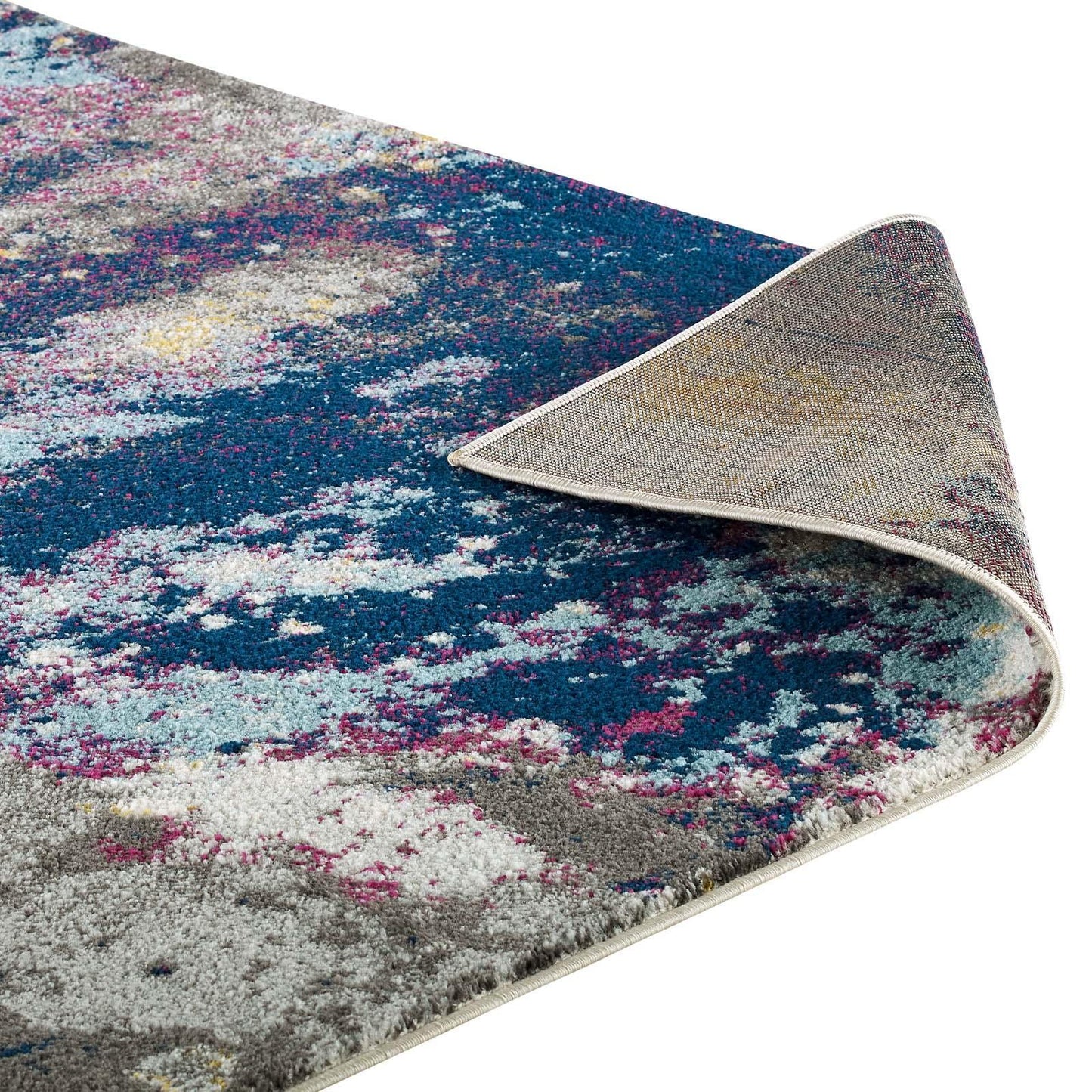 Modway Entourage Adeline Contemporary Modern Abstract Area Rug FredCo