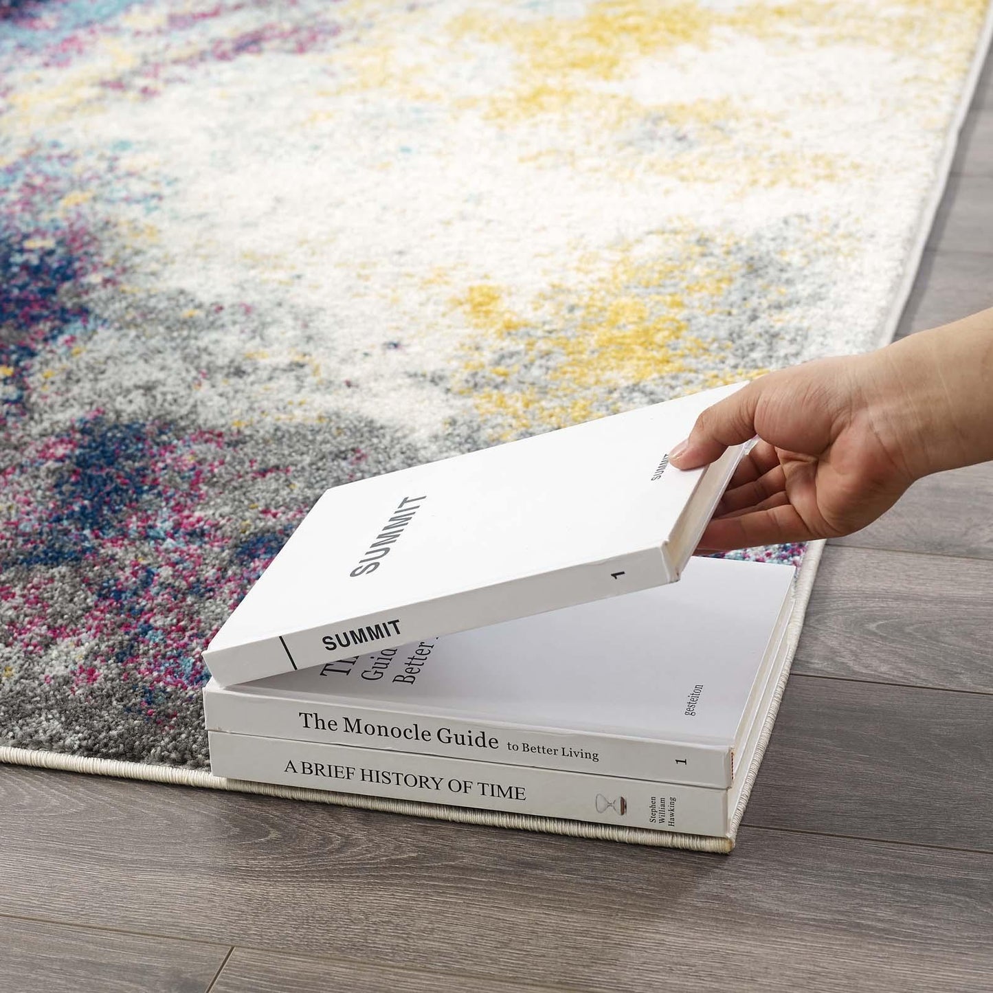 Modway Entourage Adeline Contemporary Modern Abstract Area Rug FredCo
