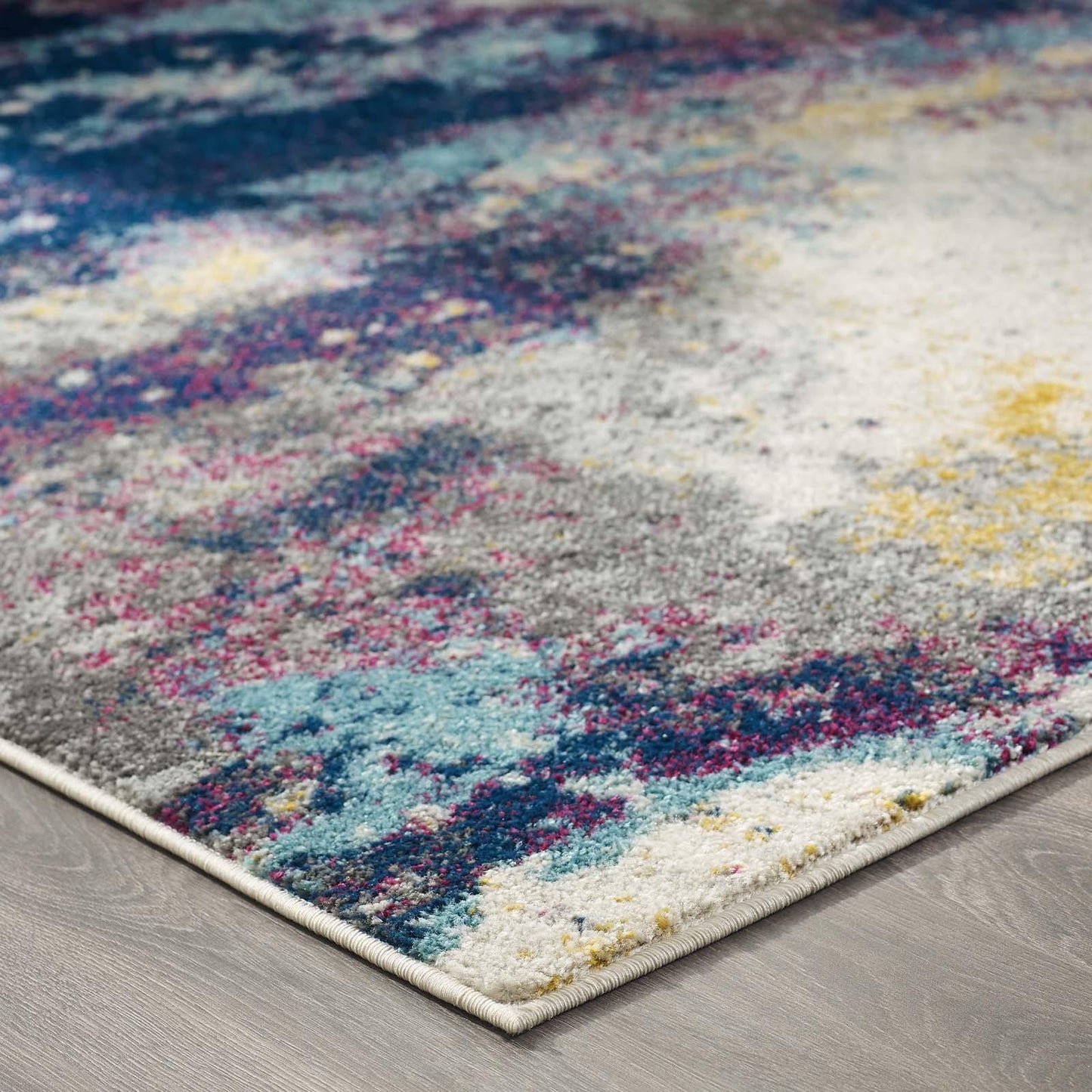 Modway Entourage Adeline Contemporary Modern Abstract Area Rug FredCo