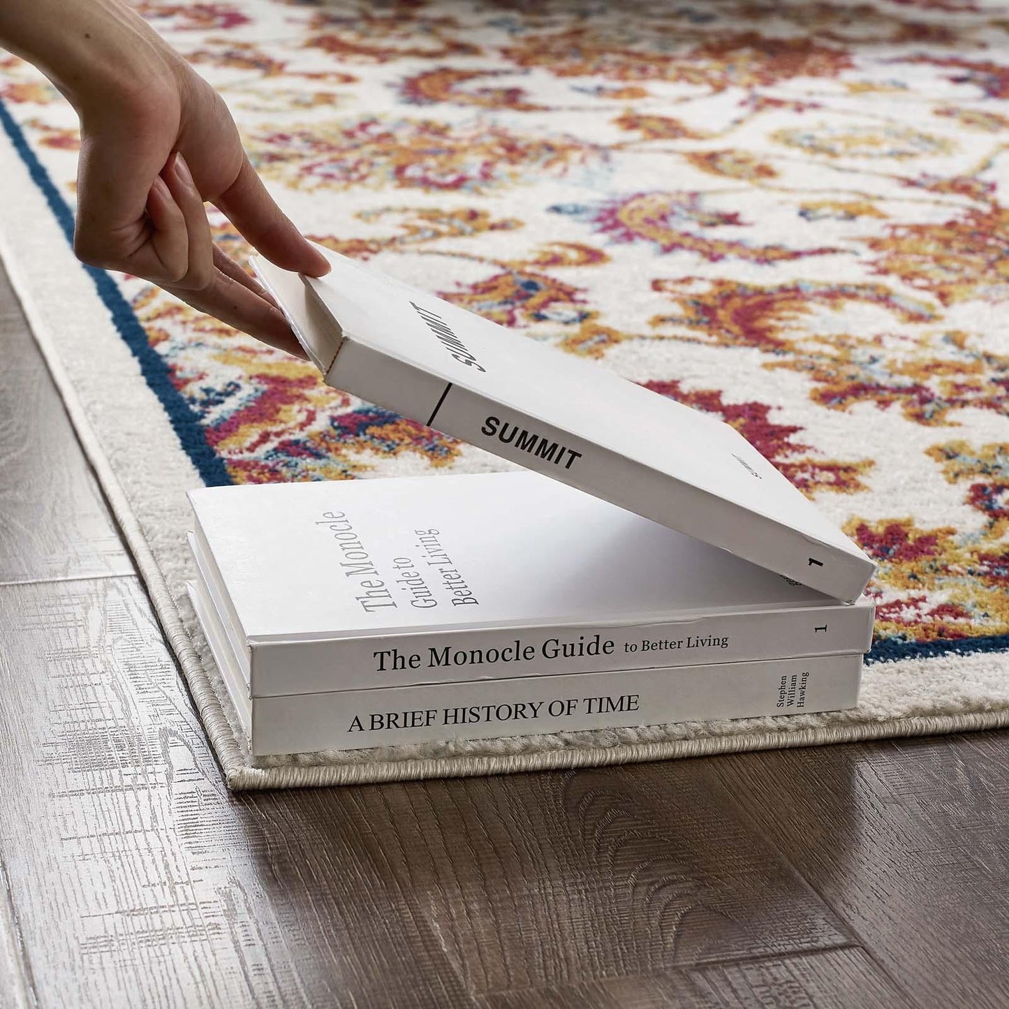 Modway Entourage Azami Distressed Vintage Floral Lattice Area Rug FredCo