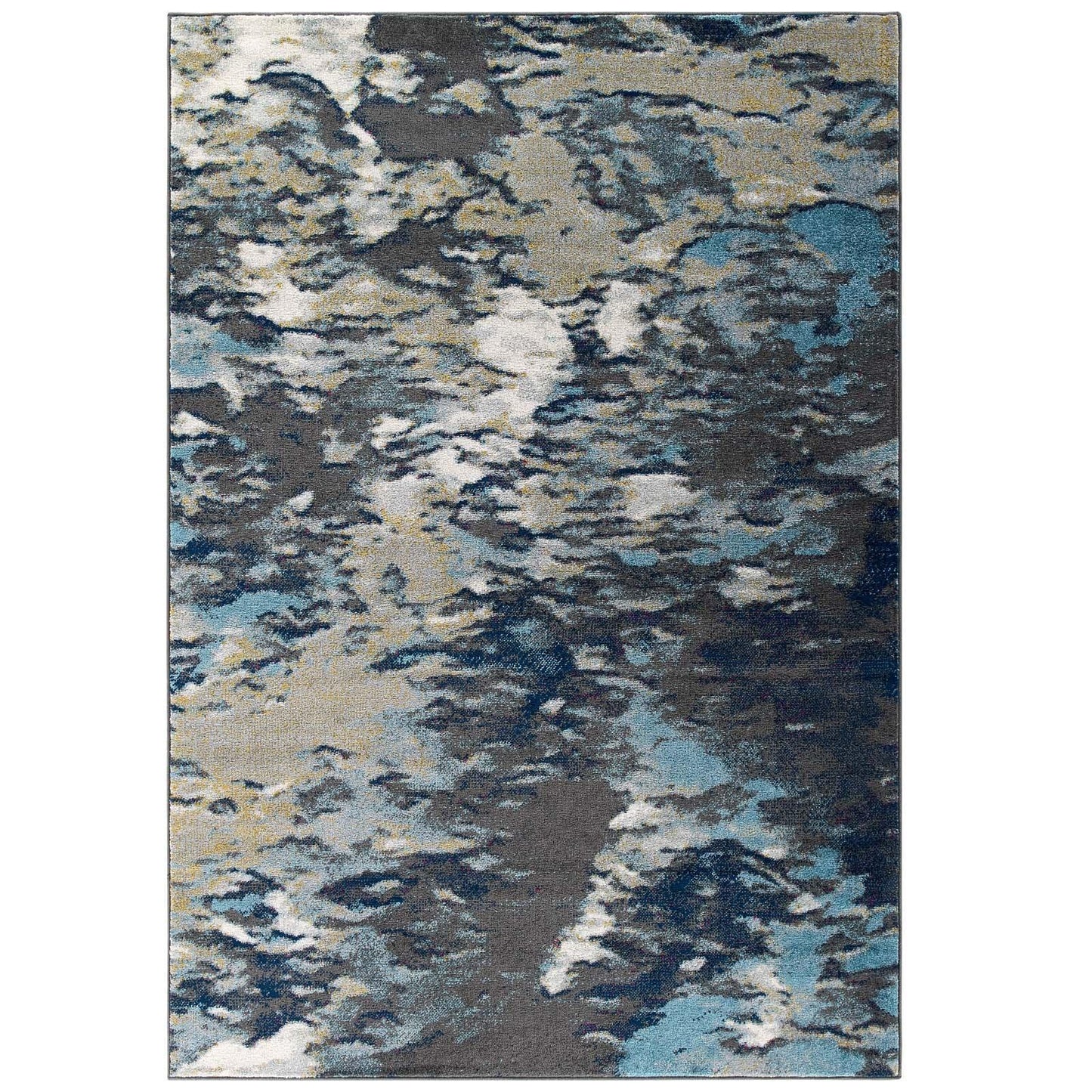 Modway Entourage Foliage Contemporary Modern Abstract Area Rug FredCo