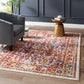 Modway Entourage Jessa Distressed Vintage Floral Lattice Area Rug FredCo
