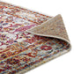 Modway Entourage Jessa Distressed Vintage Floral Lattice Area Rug FredCo