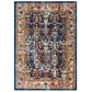 Modway Entourage Jessa Distressed Vintage Floral Lattice Area Rug FredCo