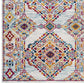 Modway Entourage Khalida Distressed Vintage Floral Lattice Area Rug FredCo