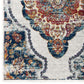 Modway Entourage Malia Distressed Vintage Floral Persian Medallion Area Rug FredCo