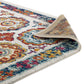 Modway Entourage Odile Distressed Floral Moroccan Trellis Area Rug FredCo