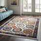 Modway Entourage Odile Distressed Floral Moroccan Trellis Area Rug FredCo