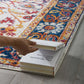Modway Entourage Samira Distressed Vintage Floral Persian Medallion Area Rug FredCo