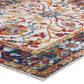 Modway Entourage Samira Distressed Vintage Floral Persian Medallion Area Rug FredCo