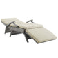 Modway Envisage Chaise Outdoor Patio Wicker Rattan Lounge Chair FredCo