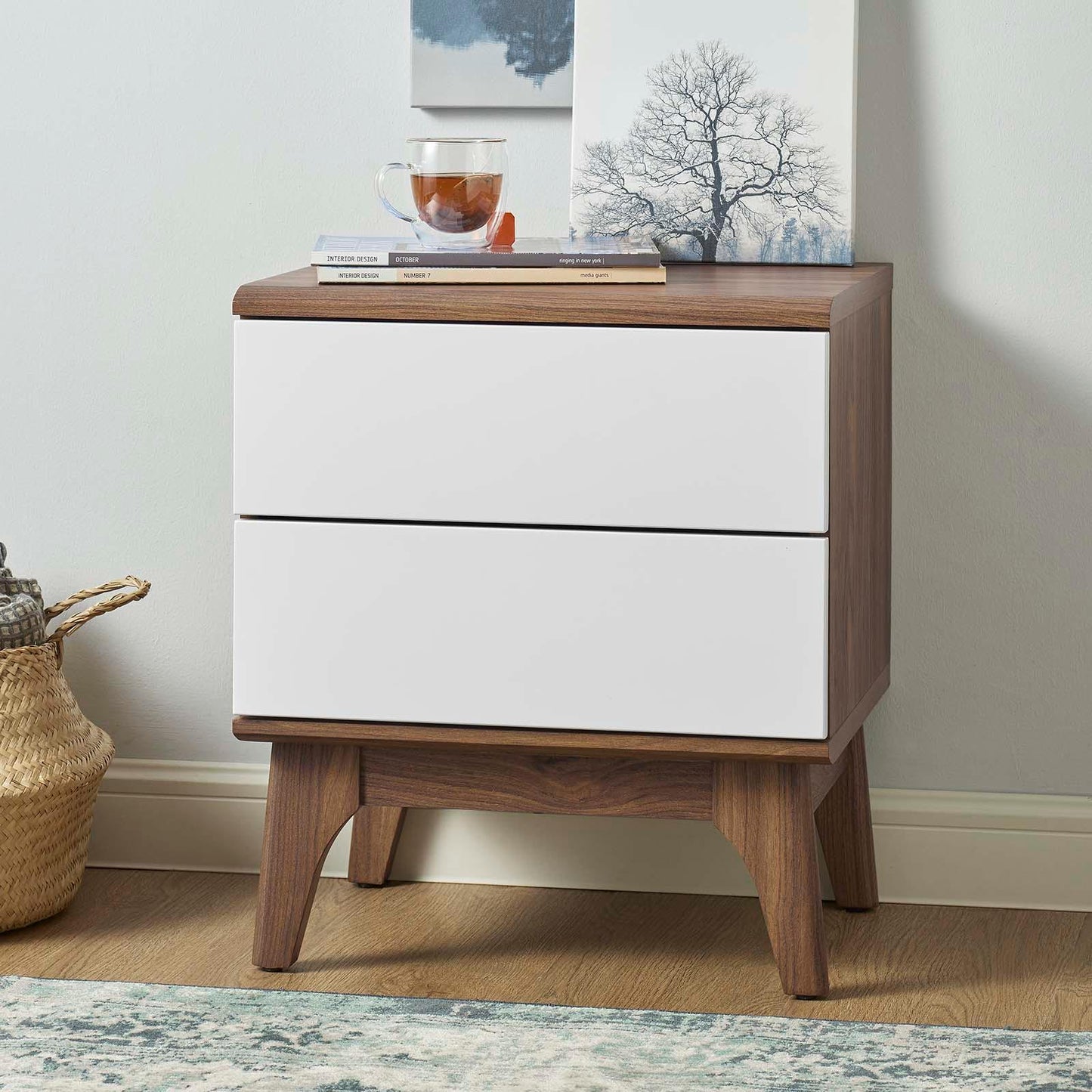 Modway Envision 2-Drawer Nightstand FredCo