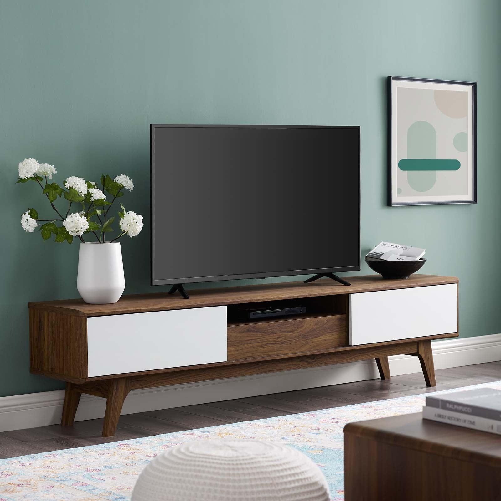 Modway Envision 70" Media Console Wood TV Stand FredCo