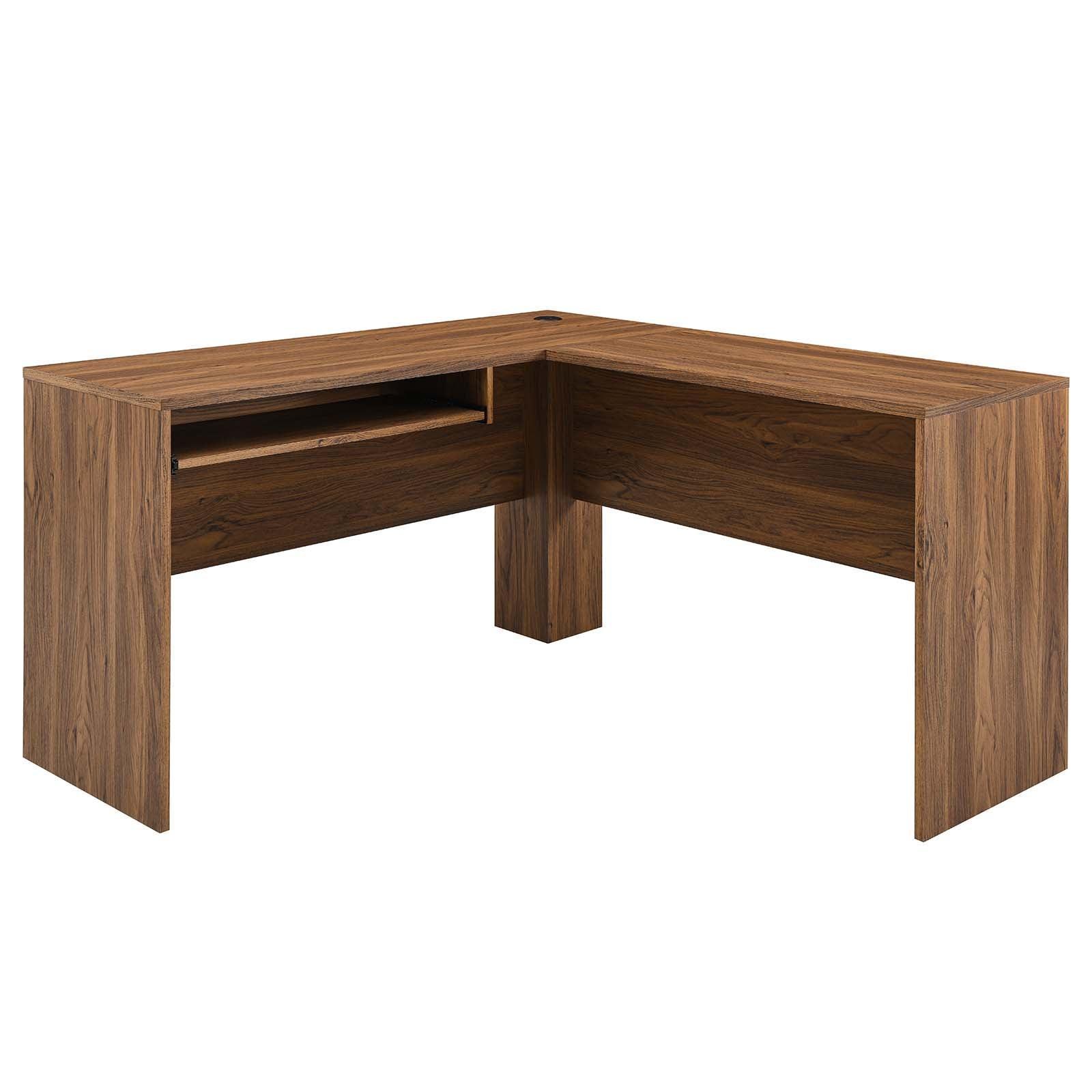 Modway Envision Wood Desk and File Cabinet Set FredCo
