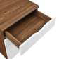 Modway Envision Wood Desk and File Cabinet Set FredCo