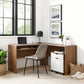 Modway Envision Wood Desk and File Cabinet Set FredCo