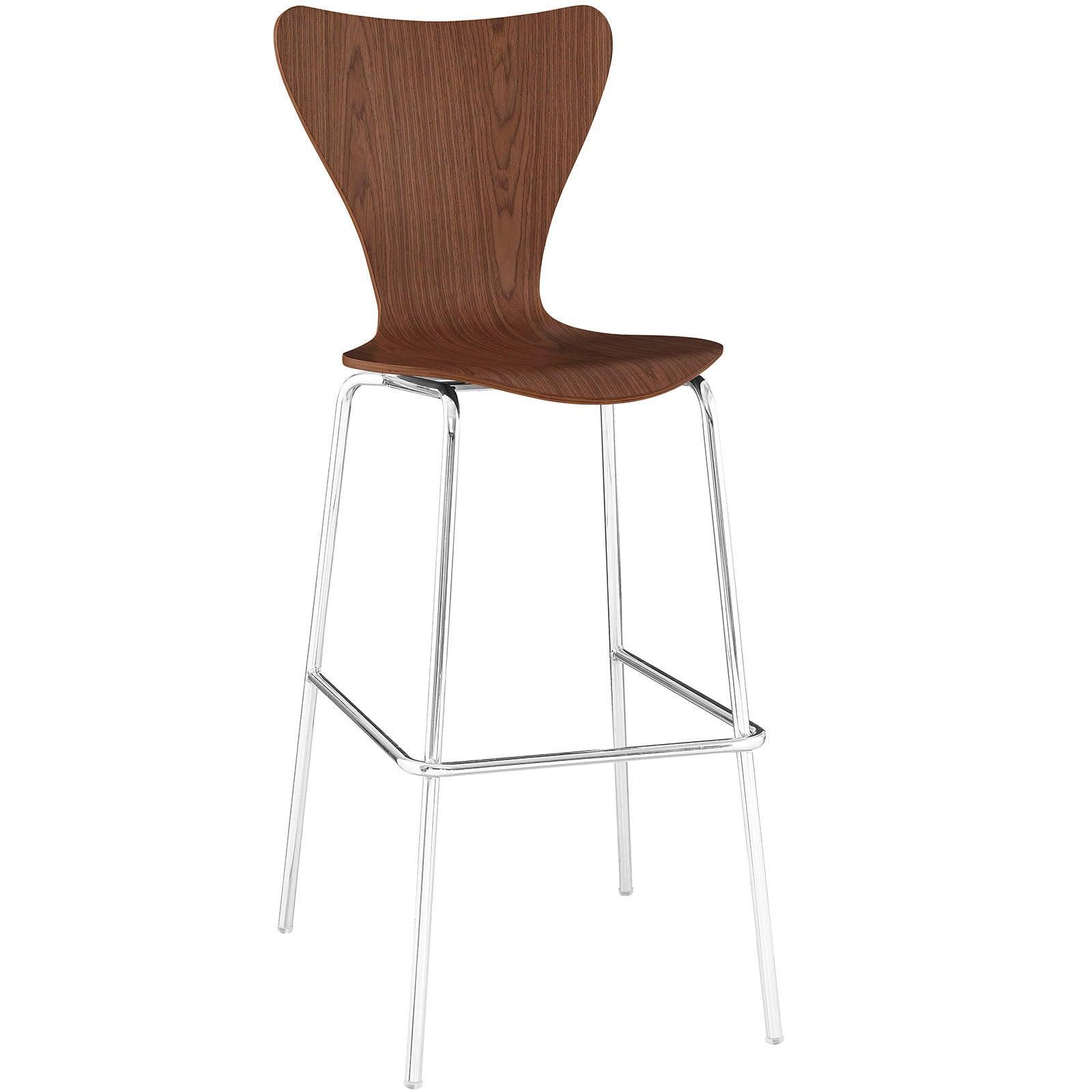 Modway Ernie Wood Bar Stool FredCo