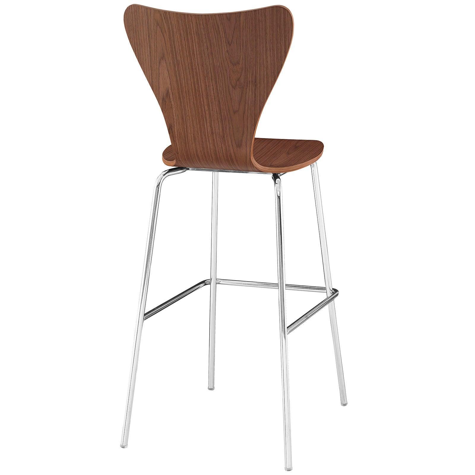 Modway Ernie Wood Bar Stool FredCo
