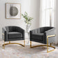 Modway Esteem Accent Armchair Performance Velvet Set of 2 FredCo