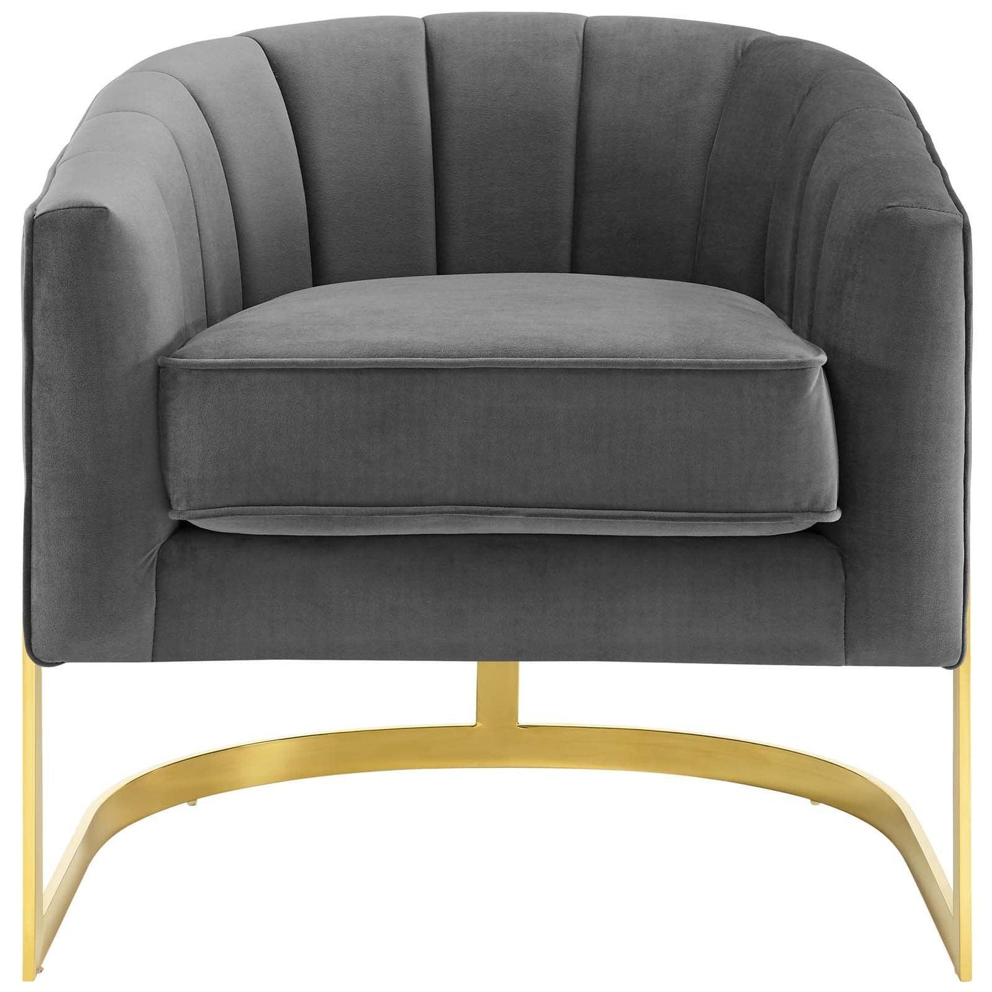 Modway Esteem Accent Armchair Performance Velvet Set of 2 FredCo