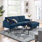 Modway Evermore Right-Facing Upholstered Fabric Sectional Sofa FredCo