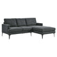 Modway Evermore Right-Facing Upholstered Fabric Sectional Sofa FredCo