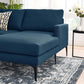 Modway Evermore Right-Facing Upholstered Fabric Sectional Sofa FredCo