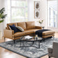 Modway Evermore Right-Facing Vegan Leather Sectional Sofa FredCo