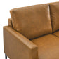 Modway Evermore Right-Facing Vegan Leather Sectional Sofa FredCo
