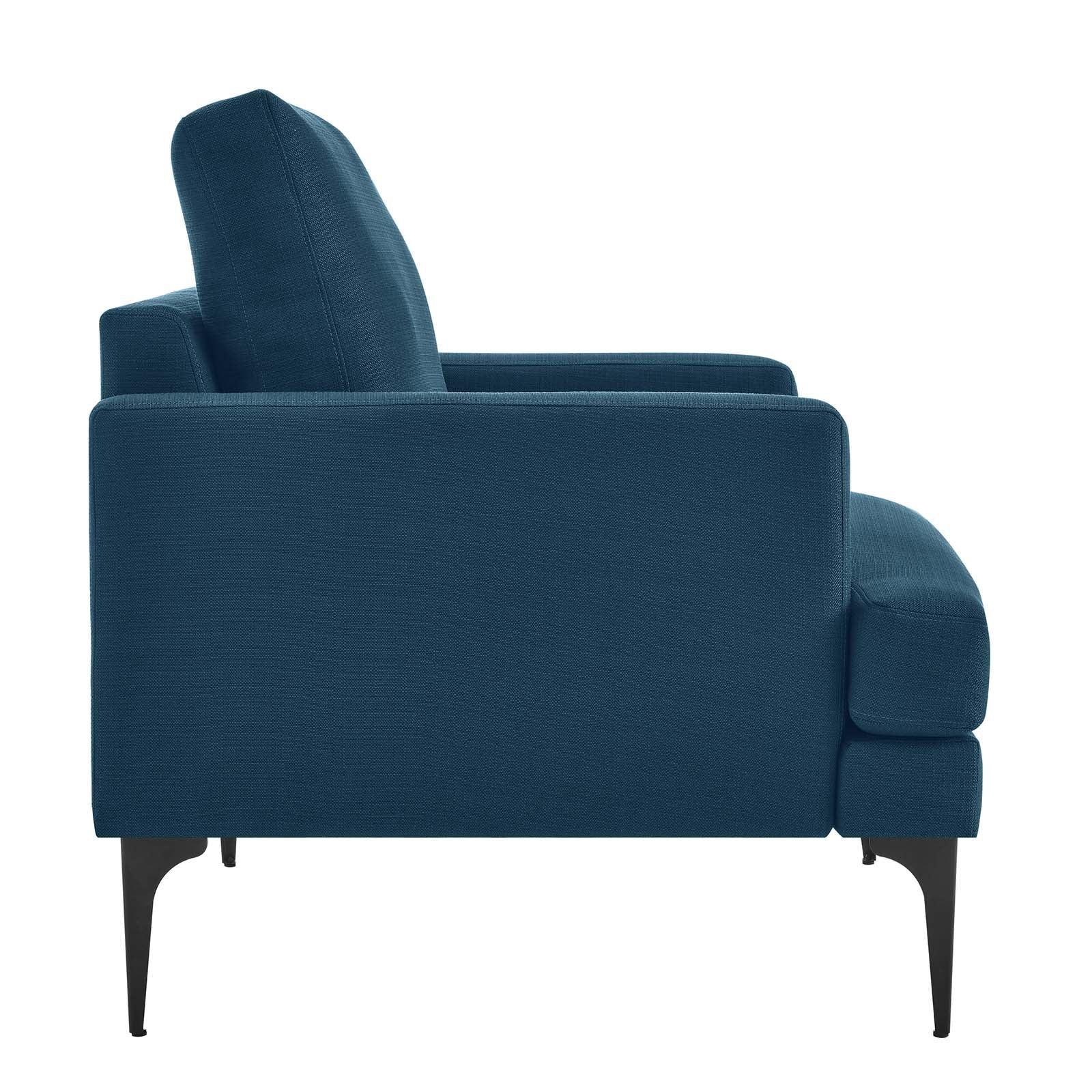 Modway Evermore Upholstered Fabric Armchair FredCo