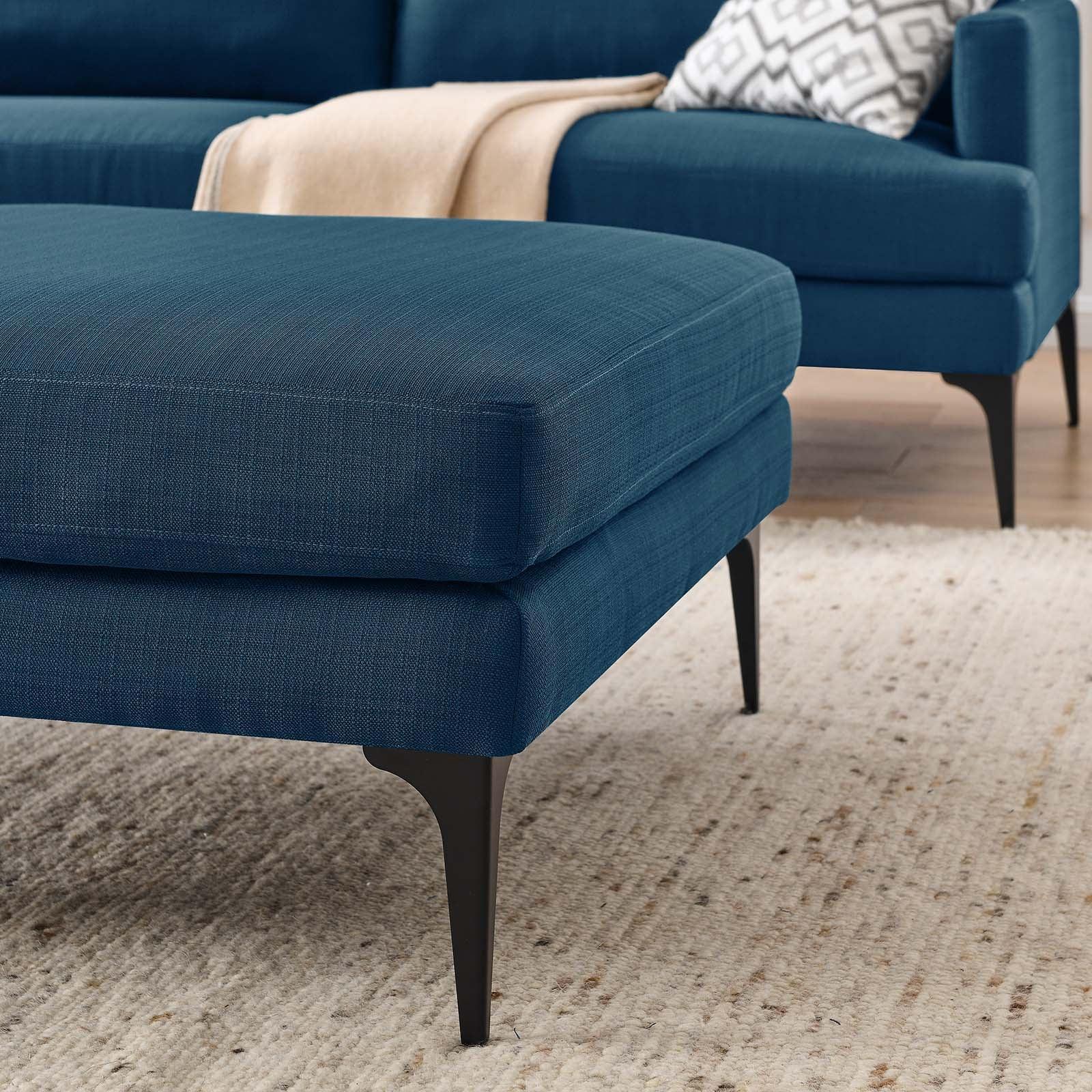 Modway Evermore Upholstered Fabric Ottoman FredCo