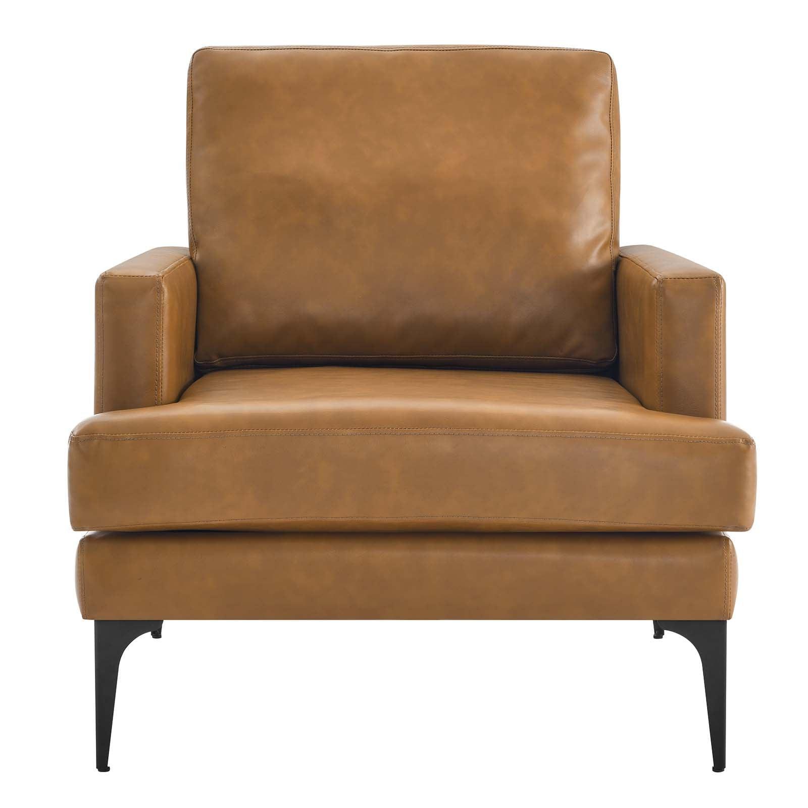 Modway Evermore Vegan Leather Armchair FredCo