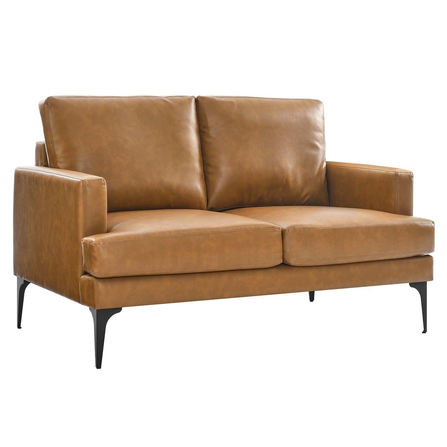 Modway Evermore Vegan Leather Loveseat FredCo