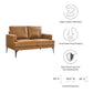 Modway Evermore Vegan Leather Loveseat FredCo