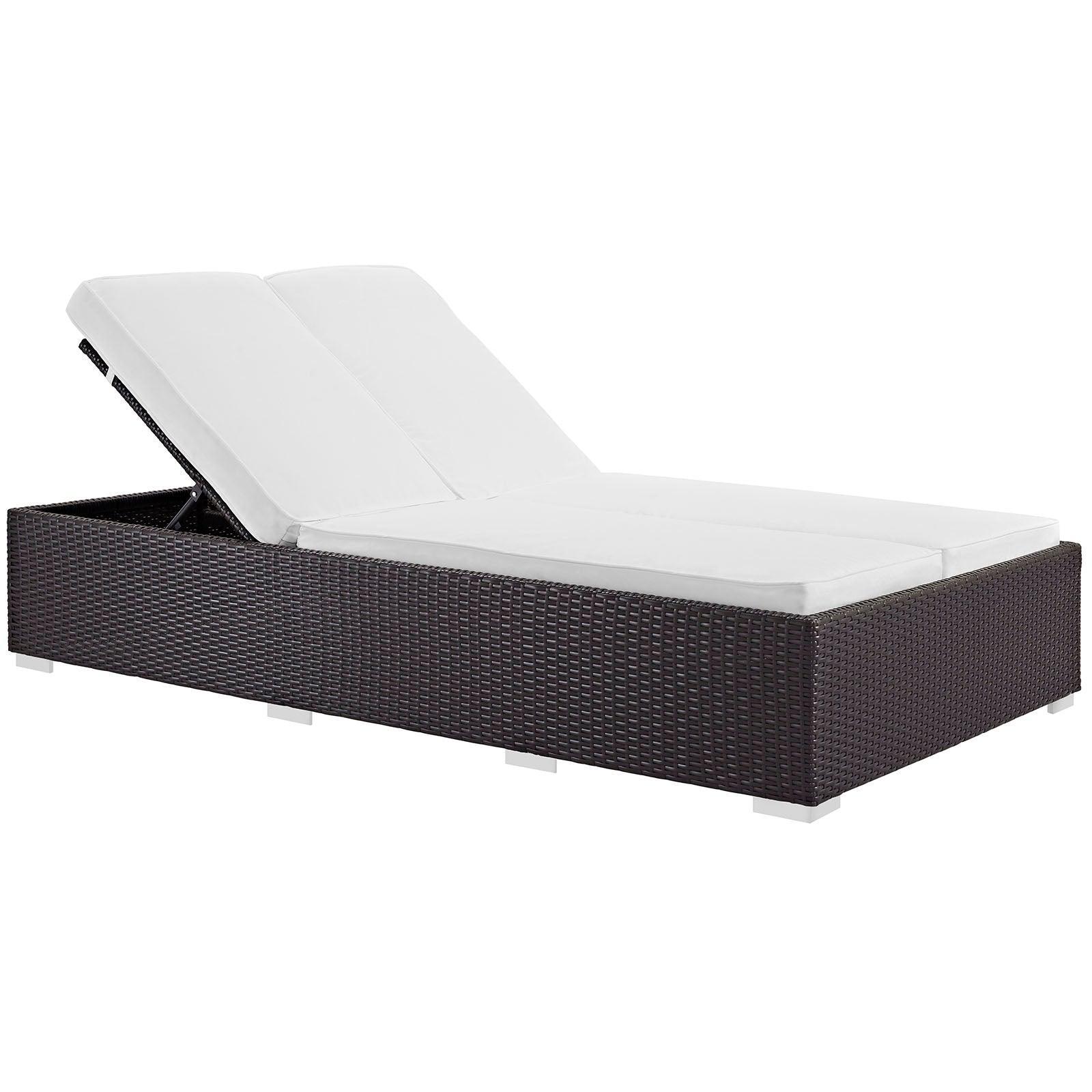 Modway Evince Double Outdoor Patio Chaise FredCo