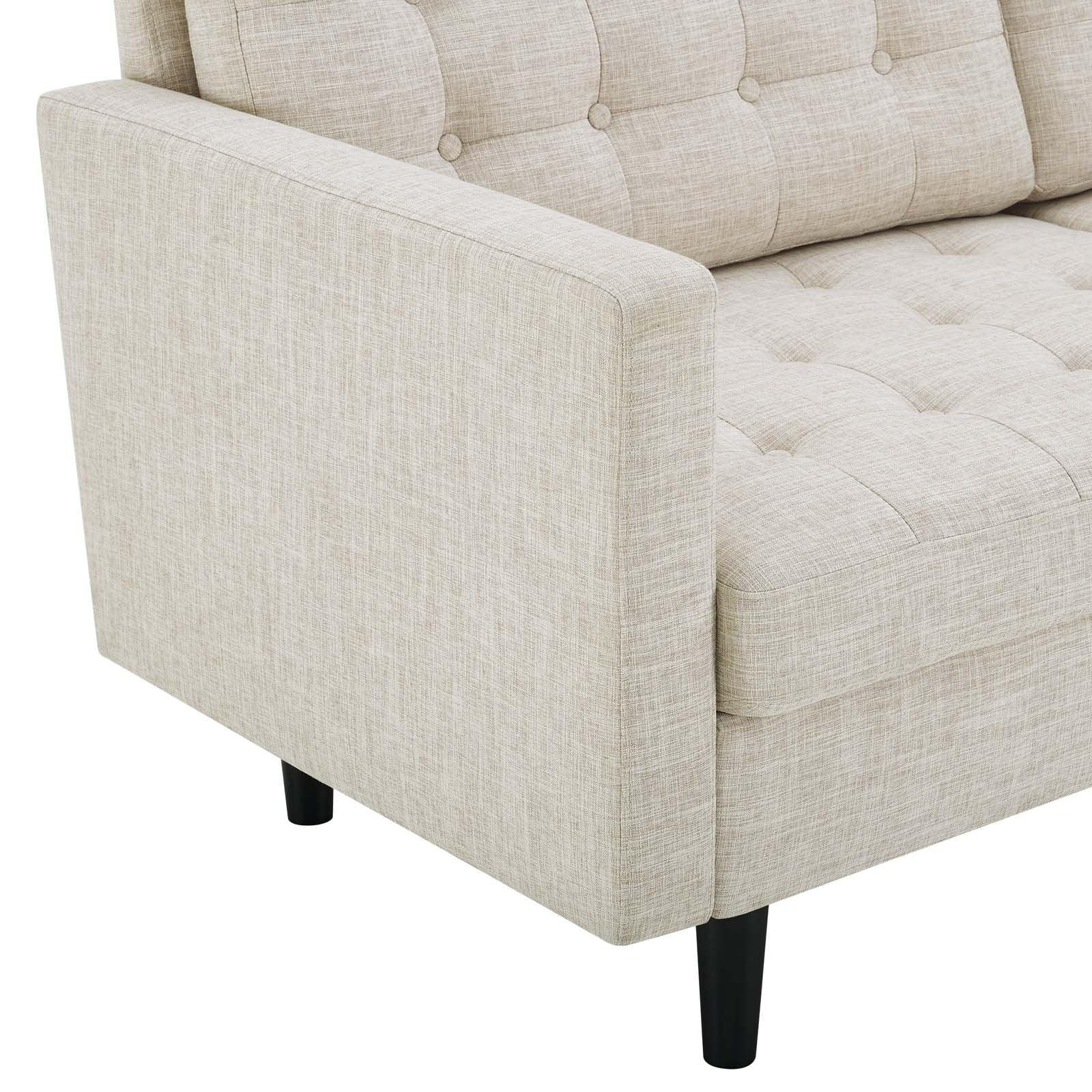 Modway Exalt Tufted Fabric Sofa FredCo