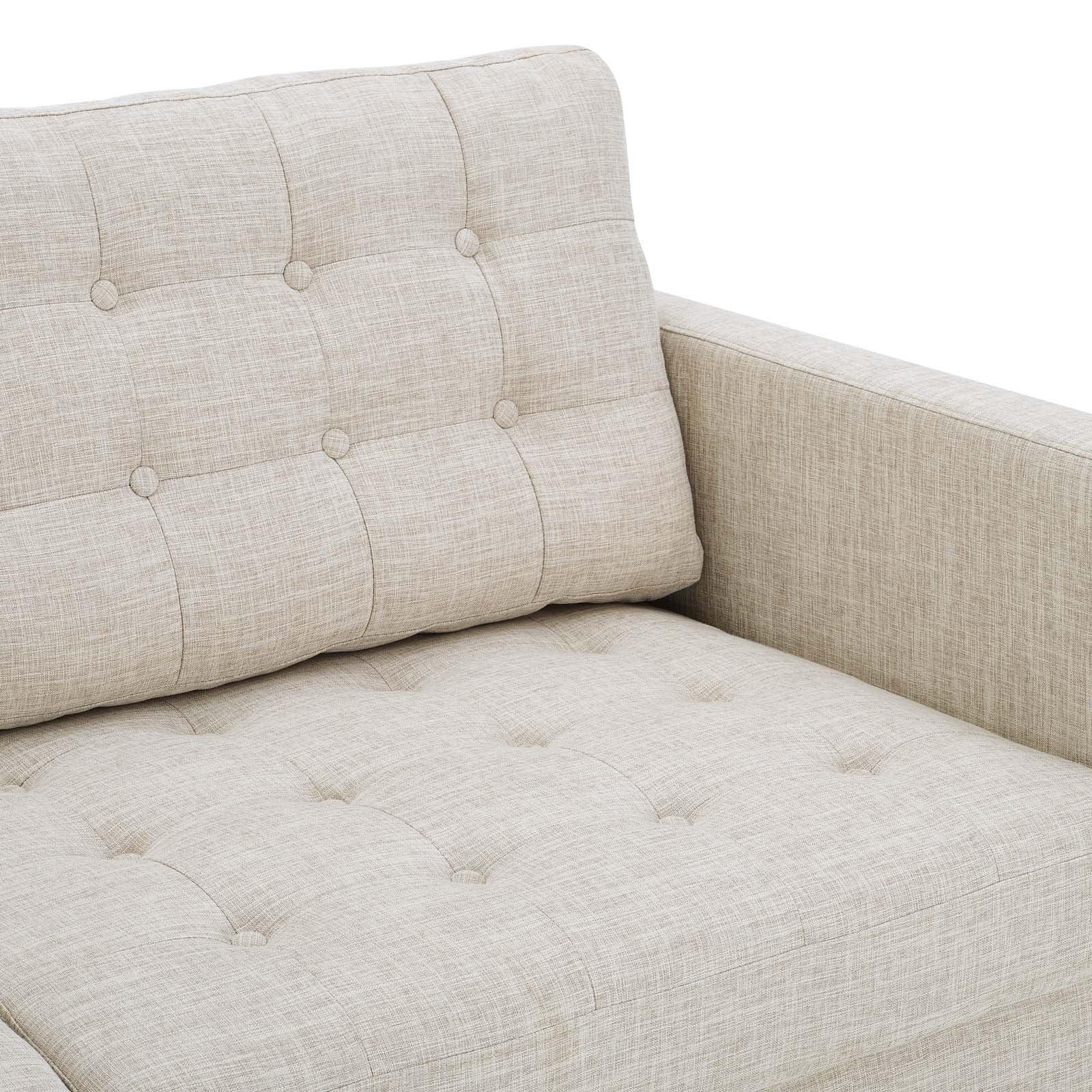 Modway Exalt Tufted Fabric Sofa FredCo