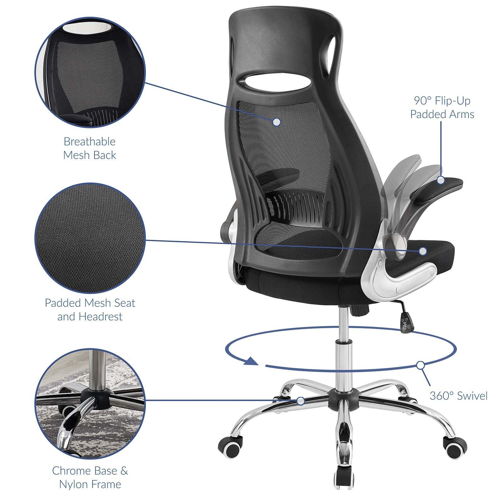 Modway Expedite Highback Office Chair FredCo