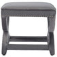 Modway Expound Upholstered Nailhead Trim Performance Velvet Ottoman FredCo