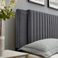 Modway Felicity Channel Tufted Performance Velvet Full/Queen Headboard FredCo