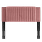 Modway Felicity Channel Tufted Performance Velvet King/California King Headboard FredCo