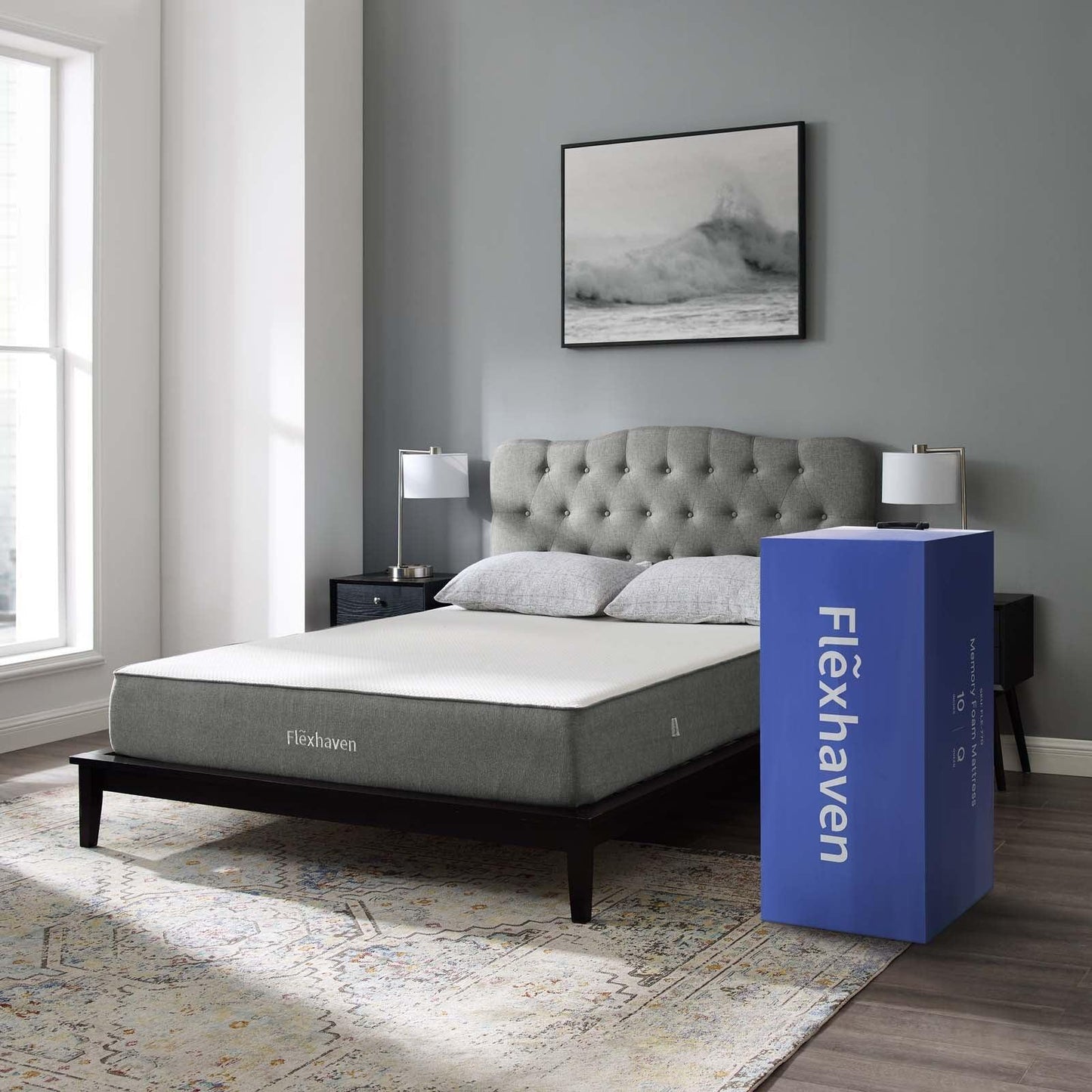 Modway Flexhaven 10" Queen Memory mattress FredCo