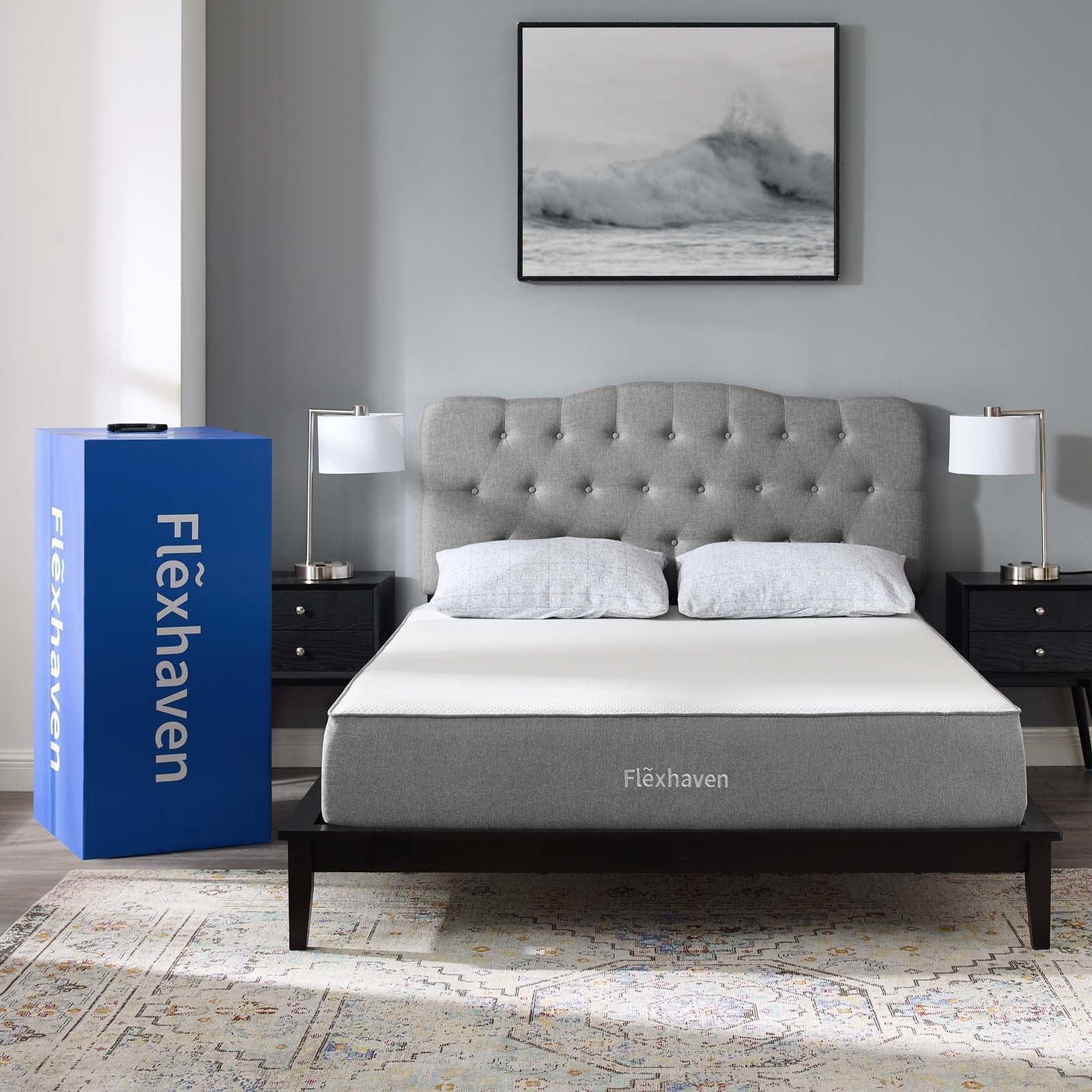 Modway Flexhaven 10" Queen Memory mattress FredCo