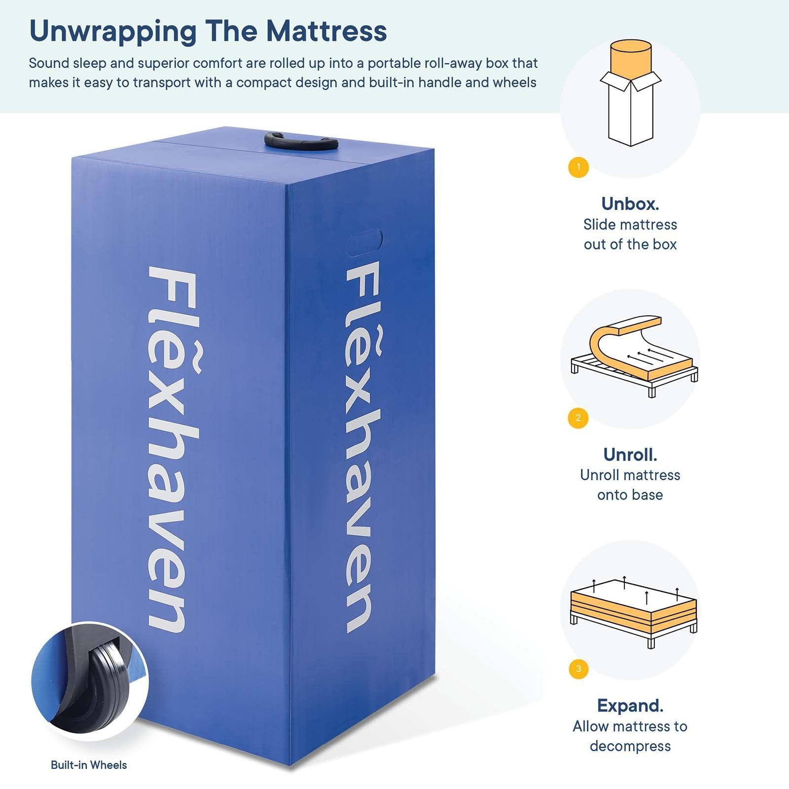 Modway Flexhaven 10" Queen Memory mattress FredCo