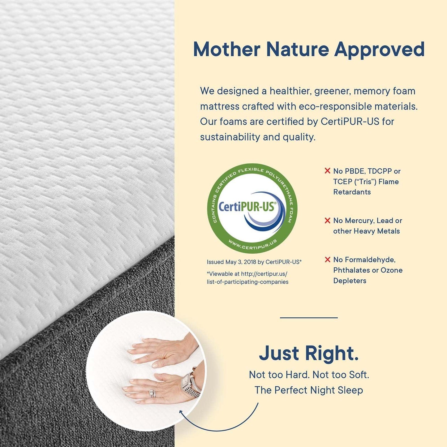 Modway Flexhaven 10" Queen Memory mattress FredCo